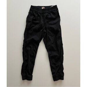 Levi's cropped joggers, black, XS